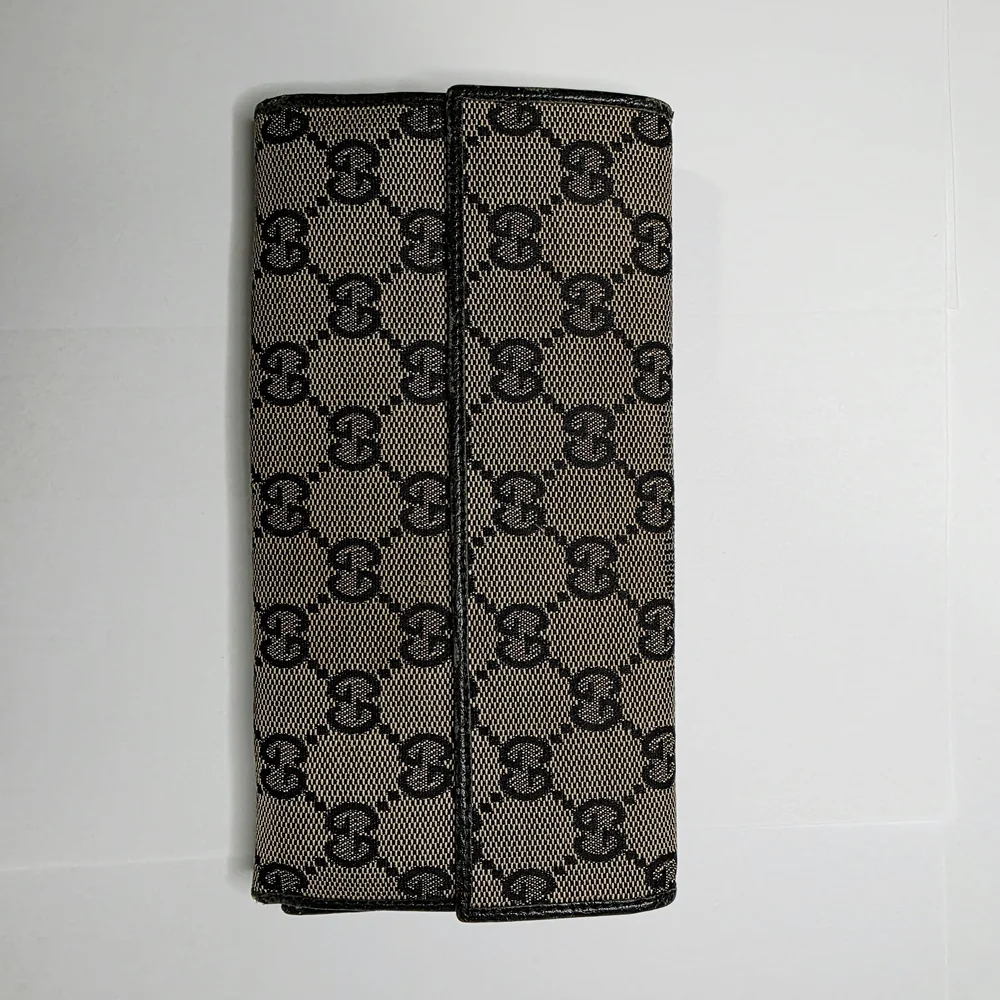 Gucci Black and Tan Wallet - Picture 2 of 9
